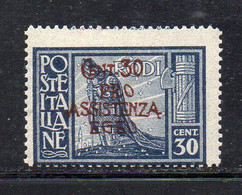 XP3214 - EGEO , Occupazione Tedesca 1943: 30+30 Cent Sassone N. 122  ***  MNH - Egée (Duitse Bezetting)