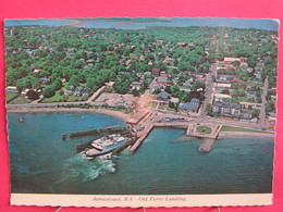 Visuel Très Peu Courant - Etats-Unis - Jamestown - Old Ferry Landing - R/verso - Autres & Non Classés