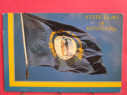 Visuel Très Peu Courant - Etats-Unis - The State Flag Of Kentucky - R/verso - Other & Unclassified