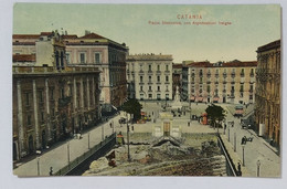 26472 Cartolina - Catania - Piazza Stesicorea Con Anphiteatrum Insigne - Catania