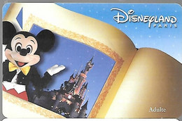 PASS--DISNEY-DISNEYLAND PARIS-2000-MICKEY- ADULTE-V°NARBONI-01/03/MIC-NEUF-NON SERVI-TBE - Disney Passports
