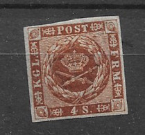 1858 MH Danmark Mi 7 - Unused Stamps