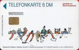 Germany - X 28 - DeTeMedien - Bernd Kastenholz 2, 09.1998, 6DM, 5.000ex, Used - X-Series: Werbeserie Mit Eigenwerbung Der Dt. Postreklame GmbH