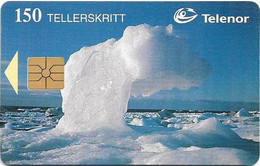 Svalbard - Telenor - Isskavl - N-076A - Gem1A Symmetr. Black, 05.1996, 5.000ex, Used - Svalbard