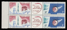 NUEVA  CALEDONIA  1966  **  MNH  YVERT  85 A   PERFECTO  X 2 - 1966 Lancement 1e Satellite Française à Hammaguir