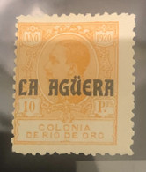 1920,- Sellos De Rio De Oro Habilitado. 10ptas. - Aguera