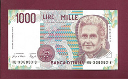 101221 - Billet ITALIE 3 Ottobre 1990 1000 Lire Banca D'Italia M MONTESSORI - 1.000 Lire