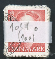 Danemark - Dänemark - Denmark Lot 1992 Y&T N°1031 - Michel N°1028 (o) - 3,75k Reine Margrethe II - Lot De 100 Timbres - Feuilles Complètes Et Multiples