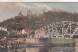 A4656) GARS Am KAMP - Sehr Schöne Alte AK Mit Brücke U. Häusern ALT !! 1914 - Gars Am Kamp