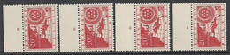 Belgique - 1954 - COB  952 ** (MNH) - Numéros De Planche 1 à 4 - ....-1960