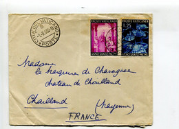 VATICAN 1950 - Affranchissement Sur Lettre Carte Postale Pour La France - Macchine Per Obliterare (EMA)