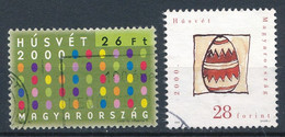 °°° HUNGARY - Y&T N°3711/12 - 2000 °°° - Used Stamps