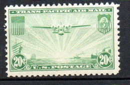 Col24 états Unis D'Amérique PA N° 22 Neuf X MH Cote : 15,00 € - 1b. 1918-1940 Neufs