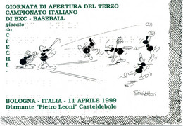 BASEBALL Cartolina - 3° Campionato Italiano Di Baseball Giocato Da Ciechi - Base-Ball