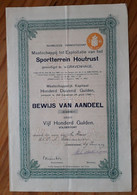 Maatschappij Tot Exploitatie Van Het Sportterrein Houtrust - Den Haag - 1909 - Deportes