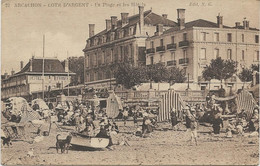 ARCACHON - COTE D'ARGENT - LA PLAGE ET LES HOTELS - Arcachon