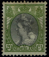 NETHERLANDS 1899 QUEEN WILHELMINA MI No 59 MLH VF!! - Ungebraucht