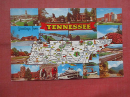 Map Greetings  Tennessee     Ref  5348 - Memphis