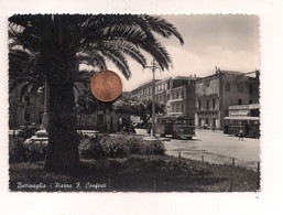 MM1255 Campania BATTIPAGLIA Salerno 1950 Viaggiata BUS CORRIERA Francobollo Tolto - Battipaglia