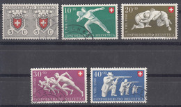 Switzerland 1950 Sport Mi#545-549 Used - Gebraucht