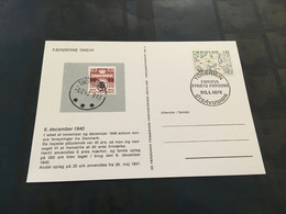 (1 E 4) Denmark - Førøyard - Souvenir Card 4 & 5 (2 Cards) 1975 - Other & Unclassified