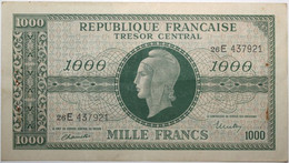 France - 1000 Francs - 1945 - PICK 107a.2 / VF13.2 - TTB+ - 1943-1945 Maríanne