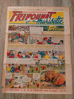 Fripounet Et Marisette N° 14  Sylvain Sylvette  03/04/1955 La Plongée Du Pélican Marie MAD  MOREAU - Sylvain Et Sylvette