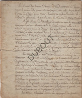 Manuscrit  Bataille Général Major De Martange 1793? (V633) - Manuskripte