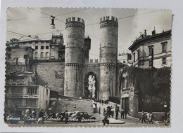 30175 Cartolina - Genova - Casa Di Colombo E Porta Soprana - VG 1954 - Genova (Genoa)