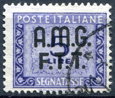 Z2910 ITALIA TRIESTE A 1947 Segnatasse L. 5, Sassone 9, Usato, Valore Catalogo € 90, Ottime Condizioni - Taxe