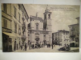 Italy Postcard AVEZZANO Piazza S. Bartolomeo Prima Del Terremoto Del 1915.  Not Shipped. - Avezzano