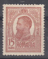 Romania 1918 Mi#204 Mint Hinged, Thin Area - Unused Stamps