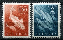 Z2916 ITALIA TRIESTE B 1950 Segnatasse, Sassone 6, 8, MNH**, Valore Catalogo € 60, Ottime Condizioni - Postage Due