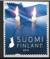 Finlande 2016 Timbre Oblitéré Bougies - Used Stamps