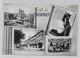 30550 Cartolina - Saluti Da Caltanissetta - Vedutine - VG 1963 - Caltanissetta