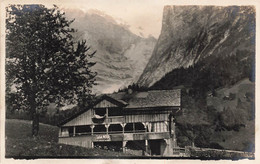 Carte-Photo "Gala Peter 1er Chocolat Au Lait"  Grindelwald Wetterhorn ? - Grindelwald