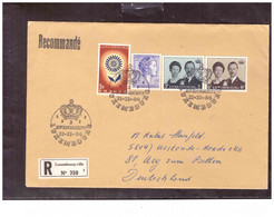 TEM15987  -  LUXEMBOURG   11.11.1964   /  REGISTERED FDC  FRANKED  WITH NR. 652/653 CAT. UNIFICATO - Covers & Documents