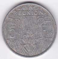 ILE DE LA REUNION. 5 FRANCS 1955 . ALUMINIUM - Riunione