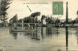 La Suze * Vue Sur La Sarthe * Bateau Barque - La Suze Sur Sarthe