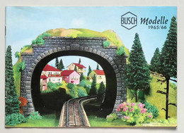 Catalogue BUSCH 1965-1966 MODÉLISME TRAINS DÉCORS, PAYSAGES, ACCESSOIRES - Kataloge