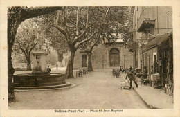 Solliès Pont * La Place St Jean Baptiste * Café Du Commerce * Quincaillerie - Sollies Pont