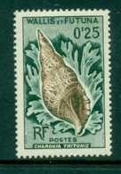 Wallis & Futuna 1962-63 Seashells 25c Triton MUH - Unused Stamps
