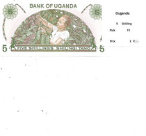 OUGANDA BILLET 5 SHILLING PICK 15 - Uganda