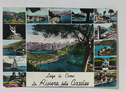 35266 Cartolina - Lago Di Como - Riviera Delle Azalee - Vedutine - VG 1958 - Como