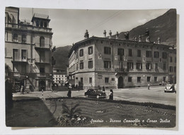 36434 Cartolina - Sondrio - Piazza Campello E Corso Italia - VG 1957 - Varese