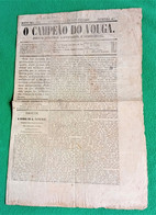 Angeja  - Aveiro - Montemor-o-Velho -Coimbra - Jornal  O Campeão Do Vouga Nº 48, 26 De Setembro De 1852 - Portugal - Algemene Informatie