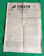 Viseu - Jornal  O Viriato Nº 1490, 13 De Julho De 1869 - Portugal - Allgemeine Literatur