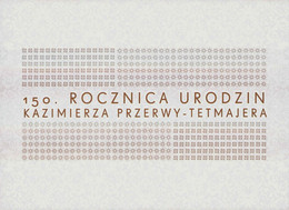 POLAND 2015 Booklet / 150th Anniversary Of Birthday Kazimierz Przerwa-Tetmajer Writer / FDC + Stamp MNH** - Postzegelboekjes