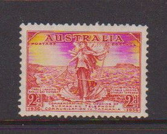 AUSTRALIA   1936    Telephone  Cable  To  Tasmania    2d  Red    MH - Mint Stamps