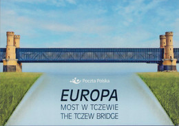 Poland 2018 Booklet / Europa CEPT Railroad Bridge On Vistula River In Tczew, Bridges / With Stamp MNH** - Cuadernillos